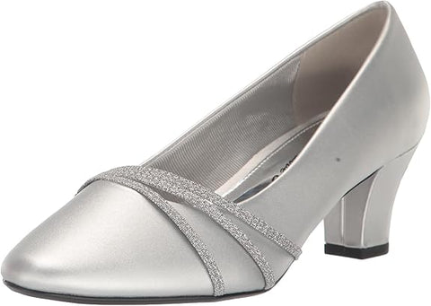 Easy Street Women's Silver Cristiny Heels | Easy Street In Lebanon
