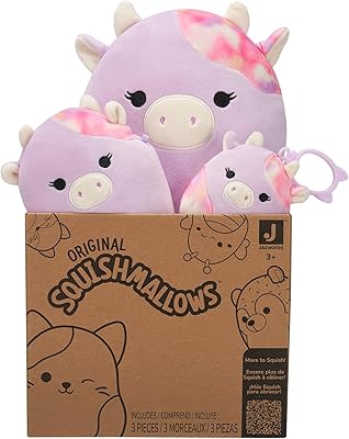 Squishmallows 3 Pack Suri Sunset Cow Plush Official Jazwares Toy |Squishmallows In Lebanon