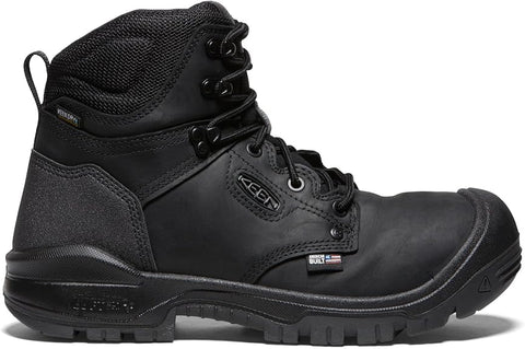 KEEN Utility Men's Black Independence 6" Leather Waterproof Soft Toe Work Boot |KEEN Utility In Lebanon