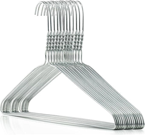 SD Silver Stainless Steel Clothes Hanger|SD In Lebanon
