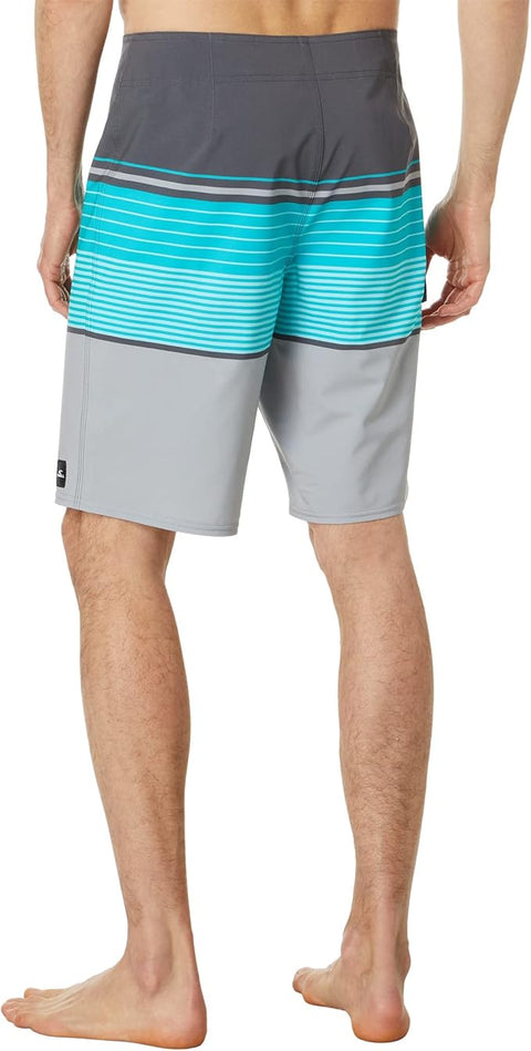O'Neill Men's Graphite Inch Lennox Stripe Boardshorts Quick Dry Swim Trunks Short | O'Neill  in Lebanon