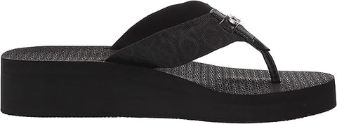Calvin Klein Women's Black Meena Logo Platform Flip-Flop Slipper | Calvin Klein In Lebanon