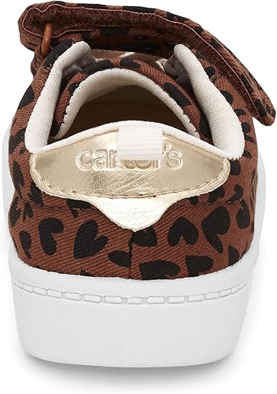 Carter's Baby Girl's Brown & Black Heart Printed Perrie Sneakers | Carter's In Lebanon