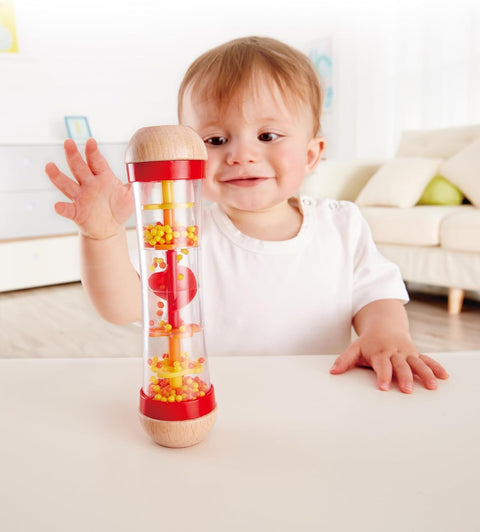 Hape Mini Wooden Musical Shake & Rattle Beaded Raindrops Maker Toy | Hape In Lebanon