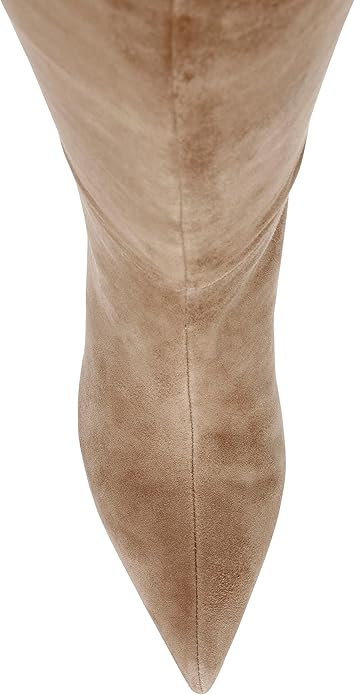 Betsey Johnson Women's Tan Suede Lavan Knee High Boots | Betsey Johnson In Lebanon
