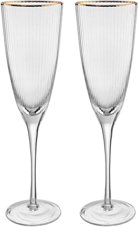Butlers Golden Twenties Chapagne Glasses 250ml 2pcs | Butlers In Lebanon