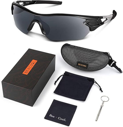 Beacool Men's Black Sunglasses  | Beacool In Lebanon