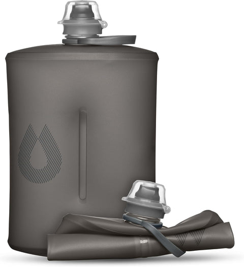 HydraPak Mammoth Grey Stow Collapsible Water Bottle –  1L | HydraPak In Lebanon