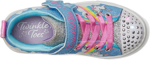Skechers Baby Girl's Blue Twinkle Toe Sneakers   | Skechers  in Lebanon