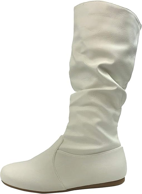 Forever Women's White Soft Slouchy Boot | Forever In Lebanon