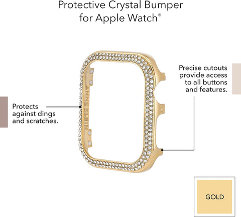 Anne Klein Women's Gold Crystal Bumper for Apple Watch | Anne Klein In Lebanon
