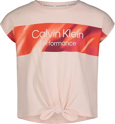 Calvin Klein Girl's Baby Pink Short-Sleeve T-Shirt | Calvin Klein In Lebanon