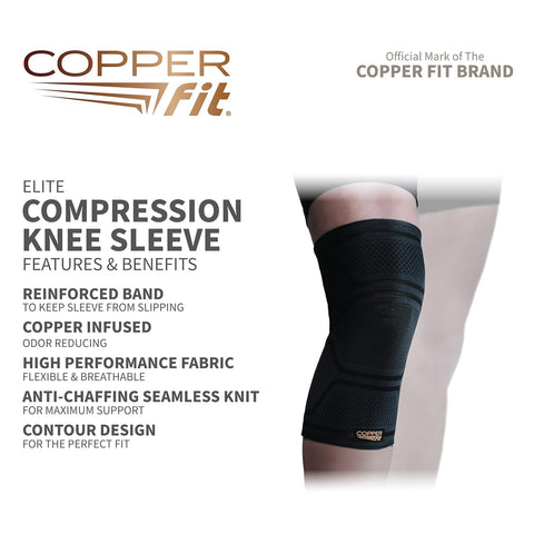 Copper Fit Elite Knee Compression Sleeve Knee Brace|Copper Fit In Lebanon