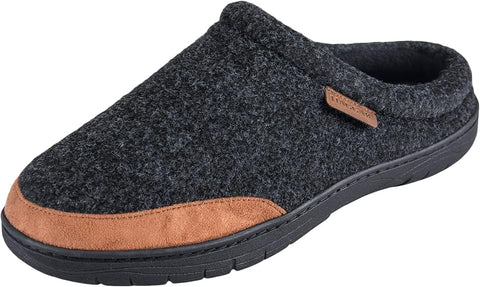 Haggar Men's Grey Clog Slipper House With Memory Foam Comfort Slipper| Haggar In Lebanon