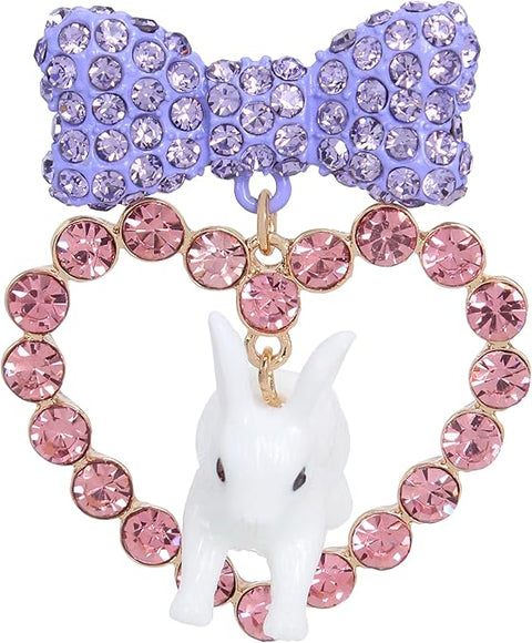 Betsey Johnson Women's Bunny Heart Drop Earring | Betsey Johnson in Lebanon