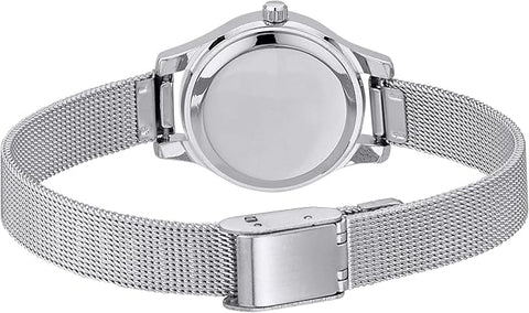 Laura Ashley Women's Silver-Tone Crystal Bezel Mesh Bracelet Mini Watch | Laura Ashley In Lebanon