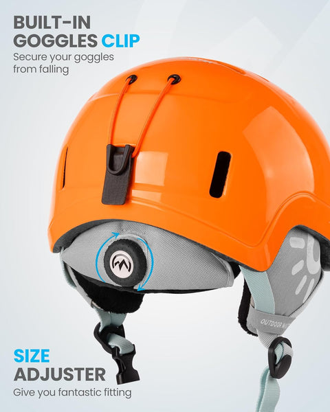 OutdoorMaster Kids Orange Ski Helmet |OutdoorMaster In Lebanon