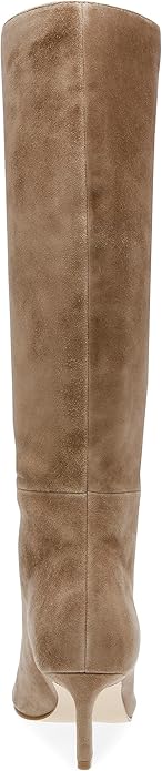 Betsey Johnson Women's Tan Suede Lavan Knee High Boots | Betsey Johnson In Lebanon
