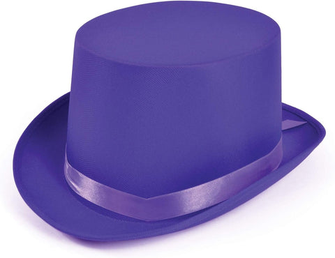Bristol Novelty Vibrant Purple Satin Top Hat |Bristol Novelty In Lebanon