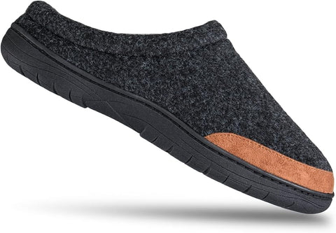 Haggar Men's Grey Clog Slipper House With Memory Foam Comfort Slipper| Haggar In Lebanon