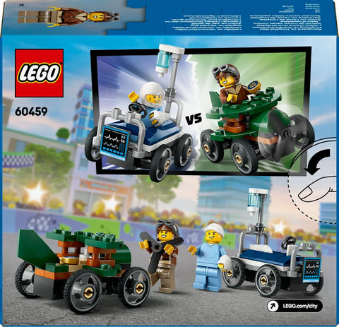Lego City Pack of Racing Cars Plane against Hospital Bed Construction Set|Lego In Lebanon