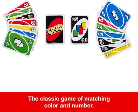 Mattel Games UNO Card Game in Travel & Storage Tin | Mattel Games In Lebanon