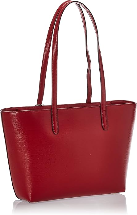 Dkny Women's Red Bryant Medium Sutton Textured Leather Shoulder Bag |Dkny In Lebanon