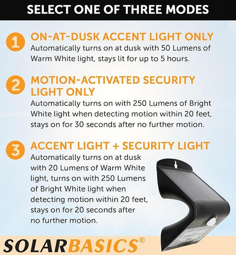 Solar Basics LED Outdoor Solar Security Wall Light for Steps and Stairs | Solar Basics In Lebanon