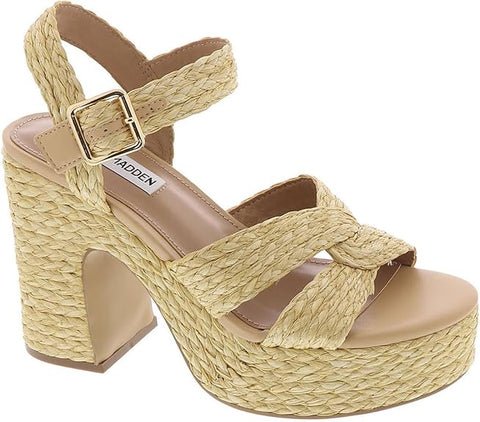 Steve Madden Women's Beige Natural Synthetic Carisma Sandals | Steve Madden In Lebanon