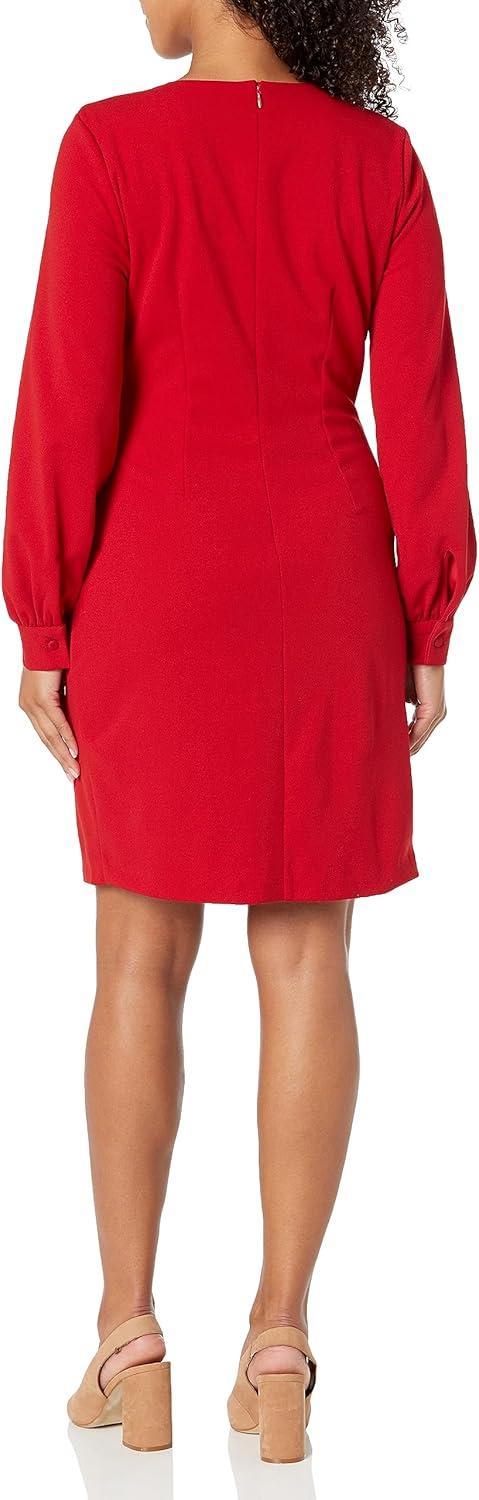 Dkny Women's Wine Red Dress ABF5594