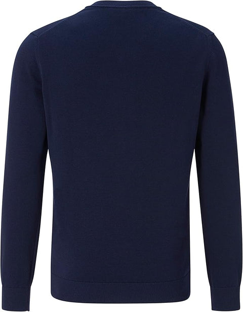 Lacoste Men's Navy Regular-Fit Solid V-Neck Sweatshirt | Lacoste In Lebanon