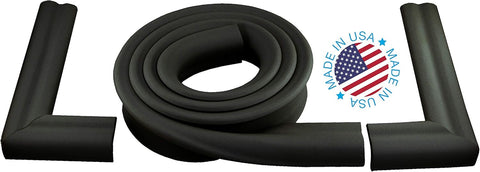 KidKusion Hearth Cushion Black Babyproof Fireplace Bumper | KidKusion In Lebanon