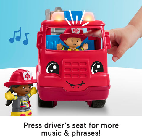 Fisher-Price Little People Toy Fire Truck with 2 Figures | Fisher-Price In Lebanon