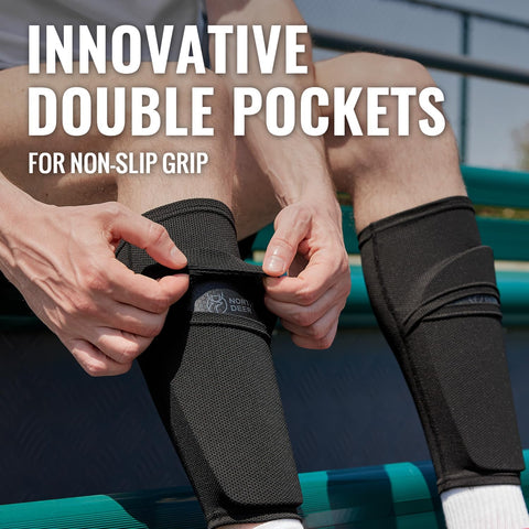 Northdeer Soccer Shin Guards Sleeves with Optimized Insert Pocket | Northdeer In Lebanon
