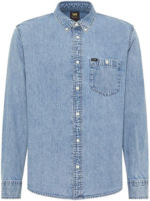 Lee Men's Prep Blue Riveted Shirt |Lee In Lebanon