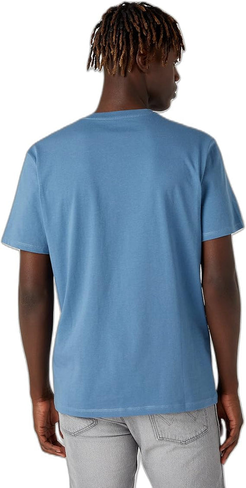 Wrangler Men's Blue Graphic Tee T-Shirt | Wrangler In Lebanon
