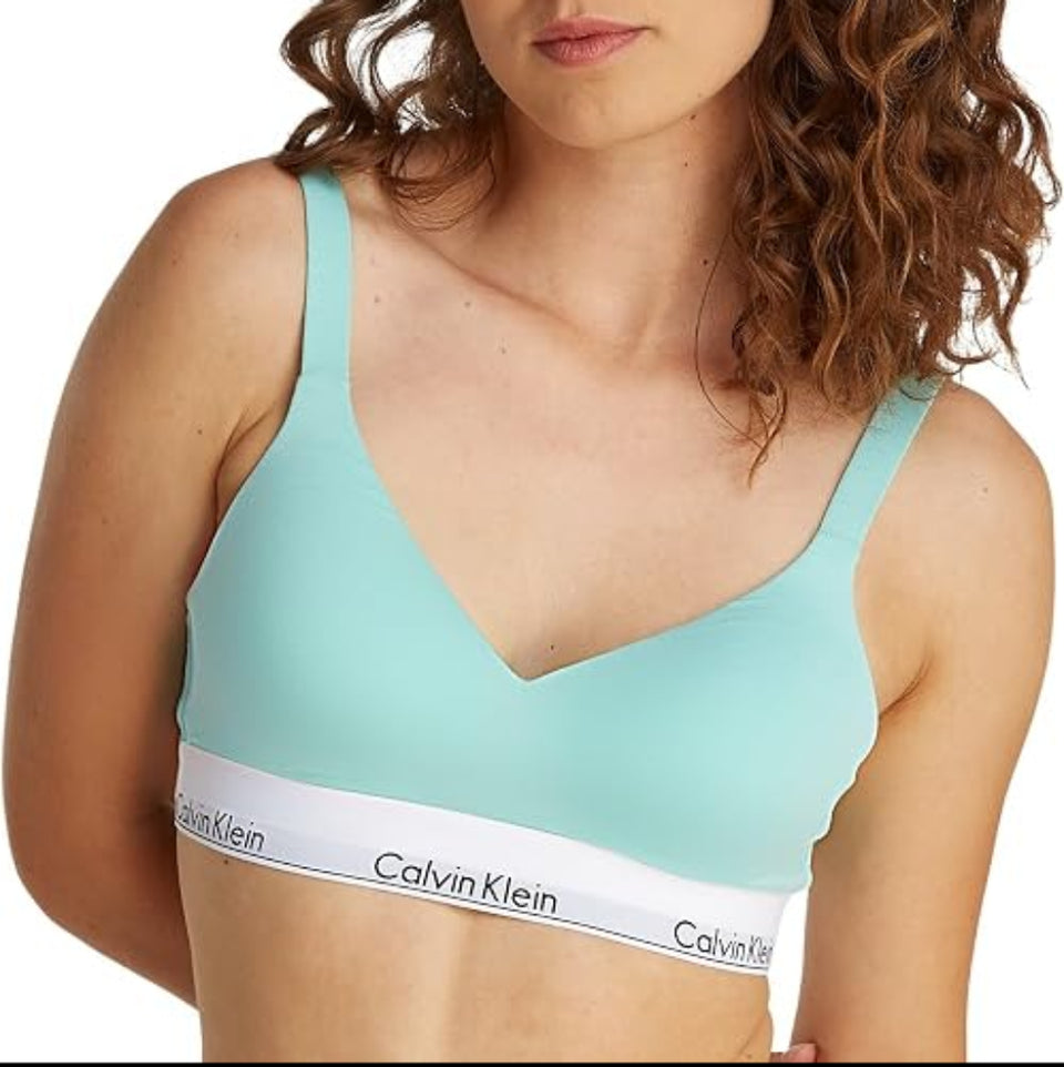 Calvin Klein Women's Aqua Bralette