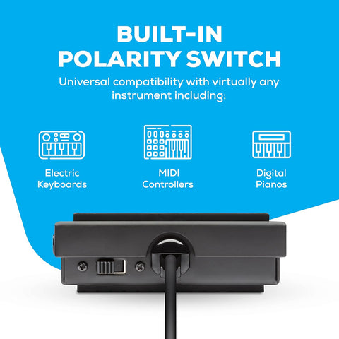 Alesis ASP-1 MKII Universal Sustain Pedal and Momentary Foot Switch | Alesis In Lebanon