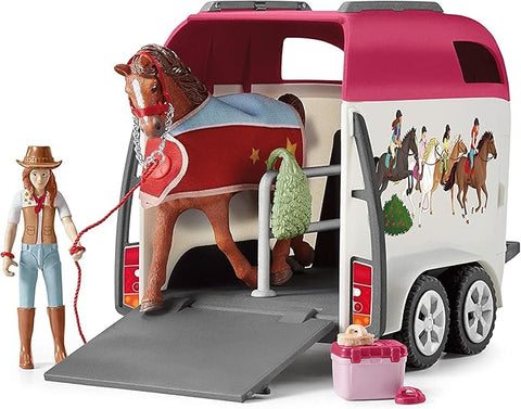 Schleich Horse Club 110 PC Car and Trailer Tent Camping Playset | Schleich In Lebanon
