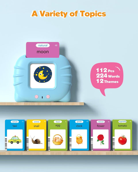 AirBition Talking Flash Cards Montessori Language Learning with 224 Words For Toddlers | AirBition In Lebanon