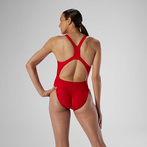 Speedo Women's Red  Prolt Super Pro Solid Adult Swimsuit | Speedo In Lebanon