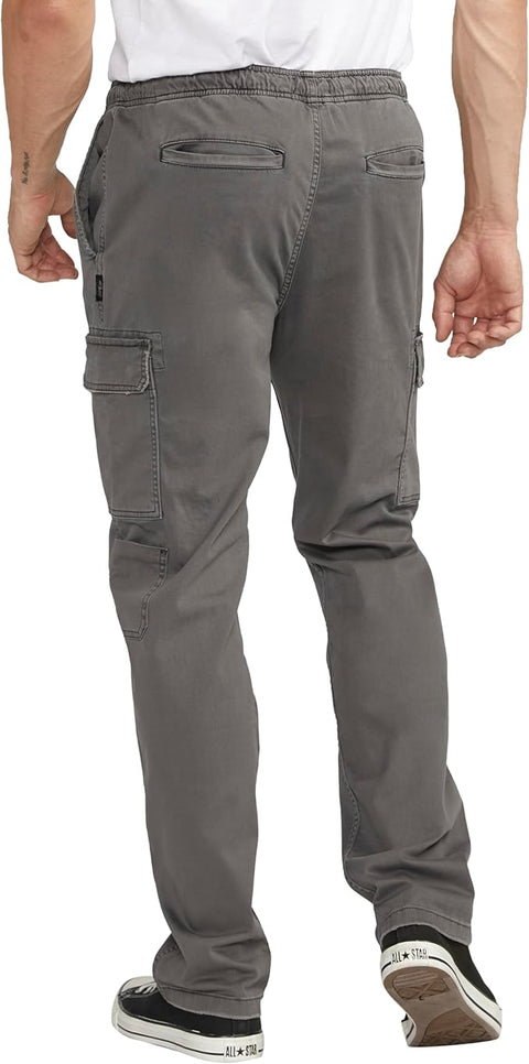 Silver Jeans Co. Men's Dark Gray Pull-on Cargo Pants | Silver Jeans Co. In Lebanon