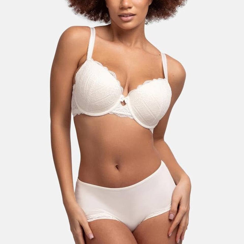 Dorina Women's Off White Celine Demi Bra