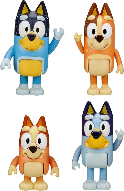 Moose Toys Bluey Family Pack of 4 Vinyl Figures | Moose Toys In Lebanon