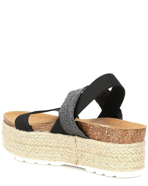 Steve Madden Women's Black Synthetic Christia Sandal | Steve Madden In Lebanon