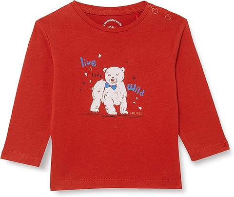 S.Oliver Baby Boy's Orange Long-Sleeve Blouse |S.Oliver in Lebanon