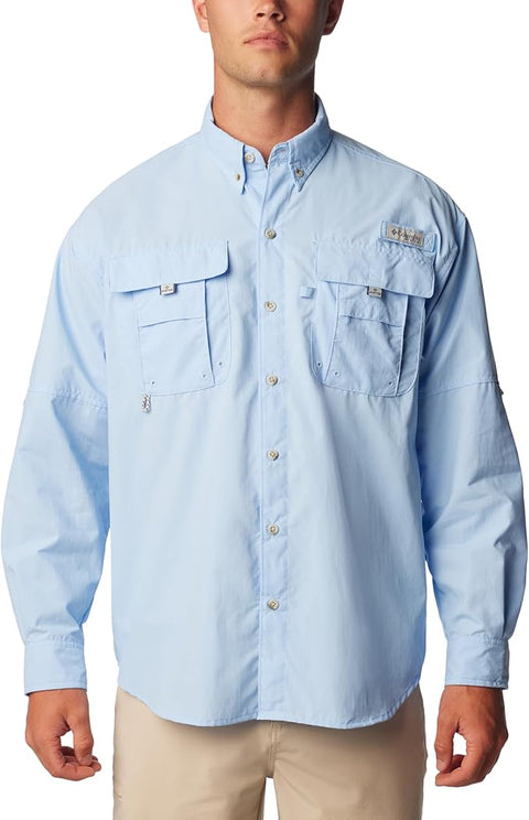 Columbia Men's Blue PFG Bahama Ii Long Sleeve Shirt | Columbia in Lebanon