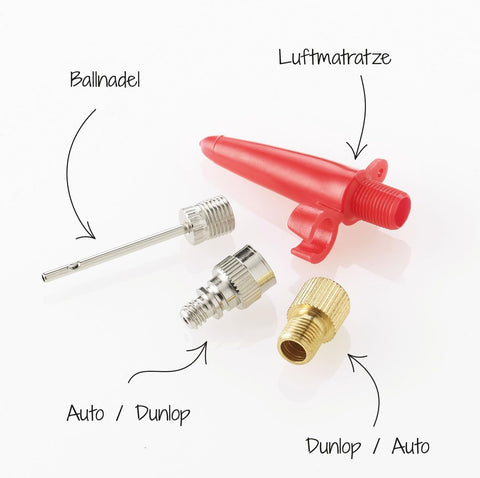 Fischer Silver Air Pump Adapter Set 4 | Fischer In Lebanon