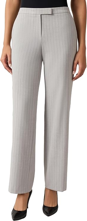 Light gray pinstripe pants worn by a person