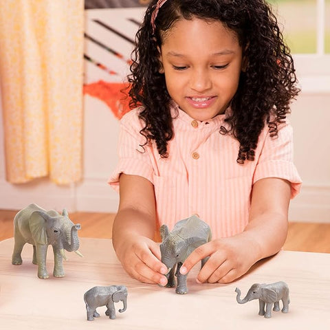 Terra by Battat 4 Pcs African Elephant Toys Family Set | Terra In Lebanon